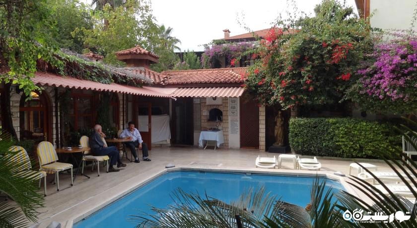 نمای استخر روباز هتل